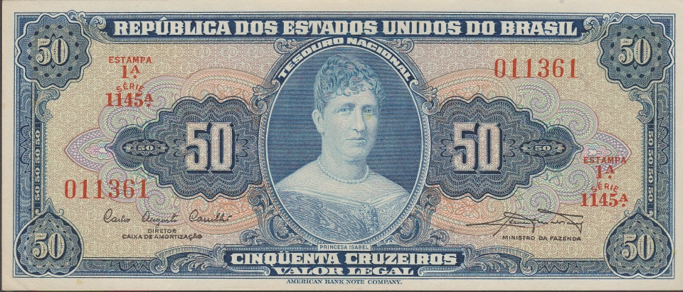 Imagem da frente da cédula